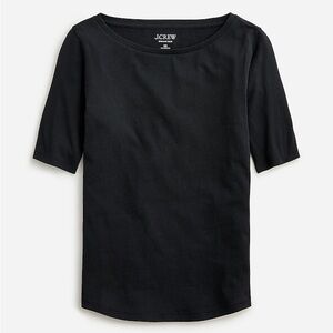 J Crew Organic slub cotton elbow-sleeve T-shirt Item BP043